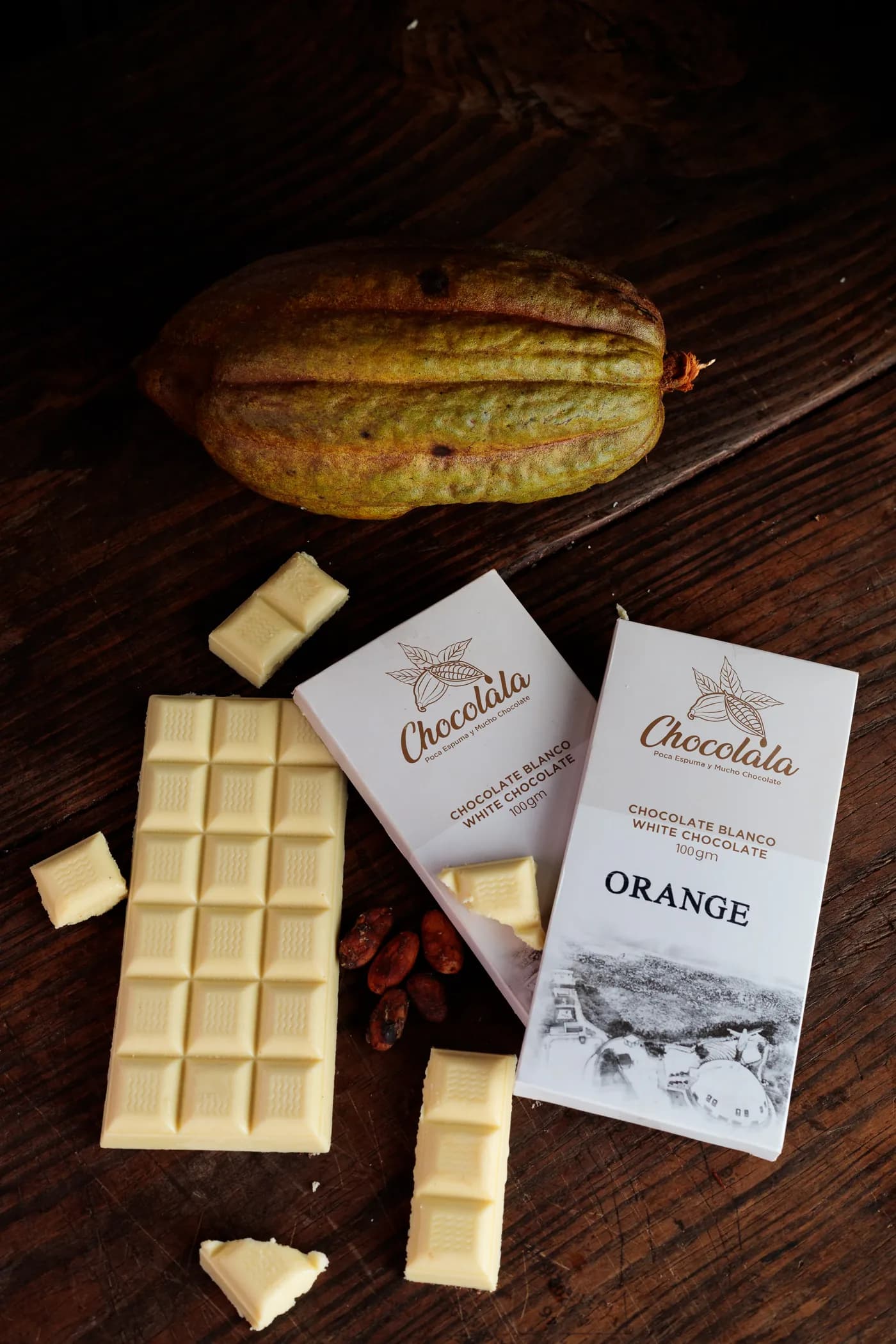 Chocolate Blanco con Sabor a Naranja 5