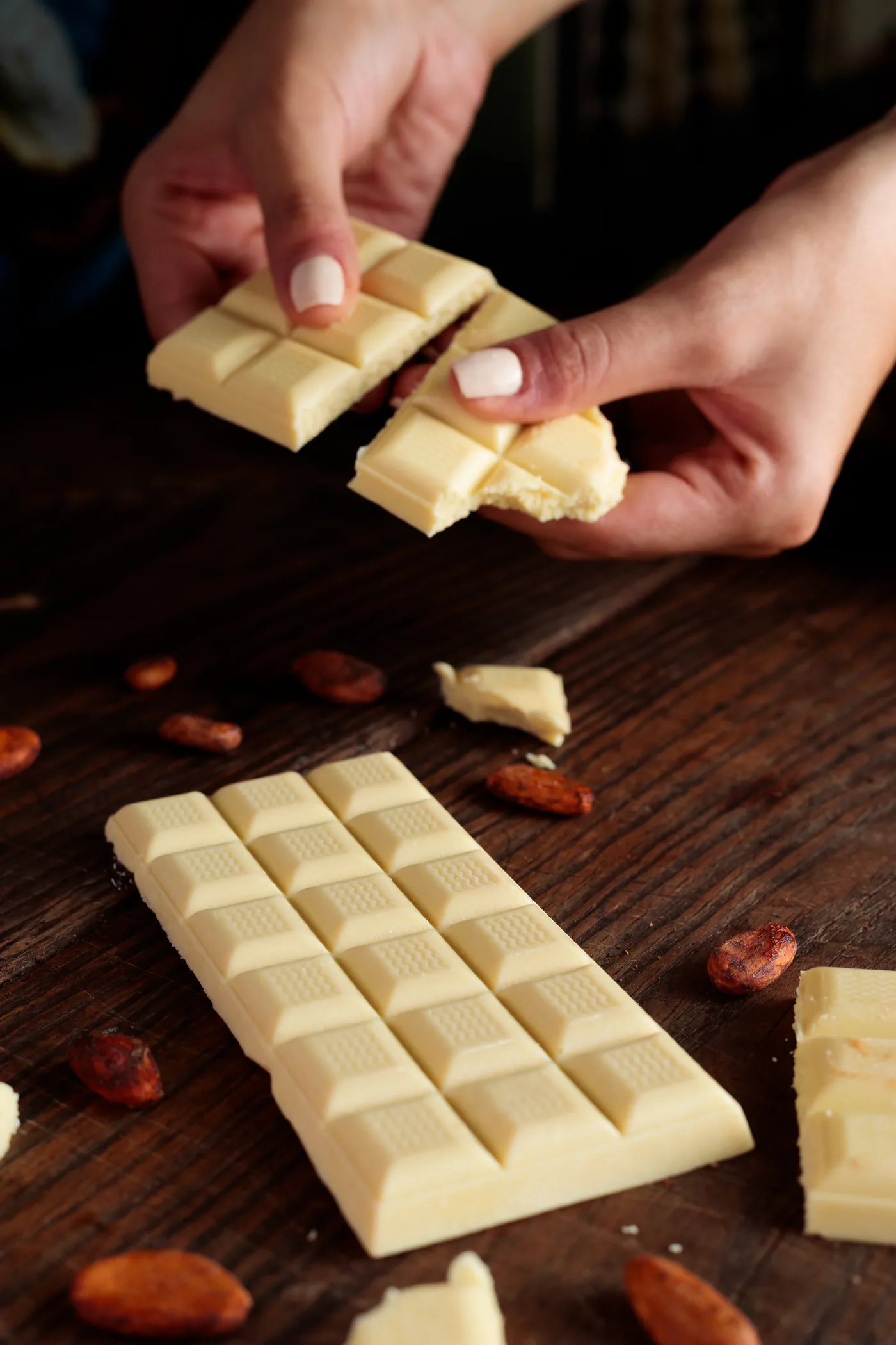 Chocolate Blanco con Sabor a Naranja 9