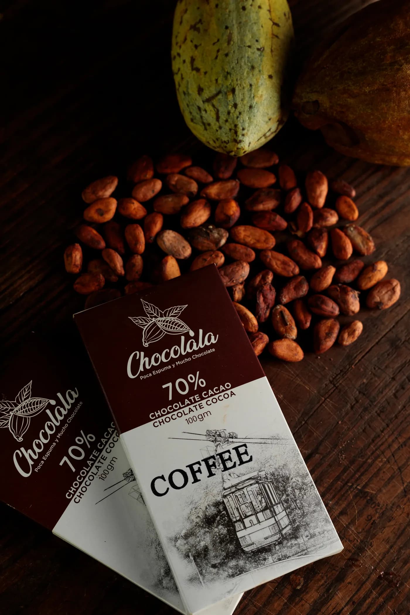 Tableta de chocolate artesanal 70% cacao Chocolala